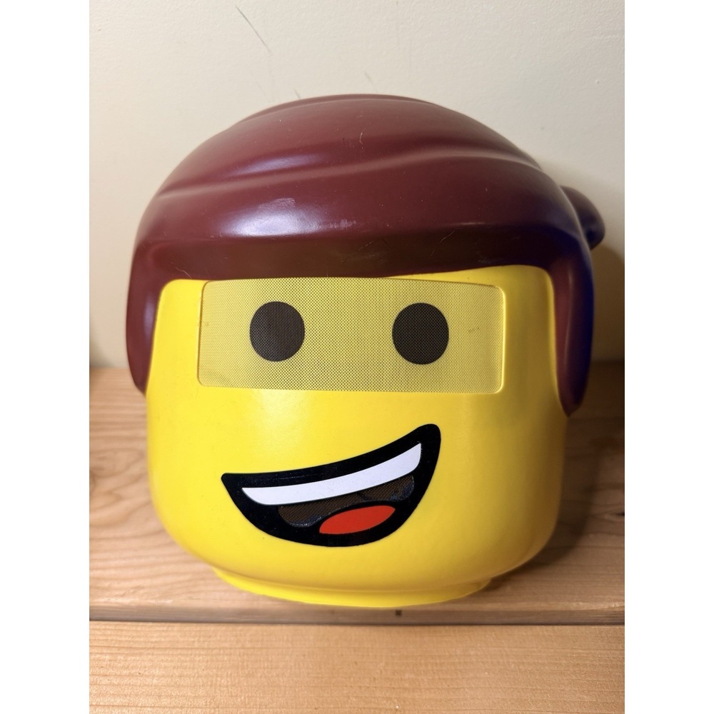 LEGO Movie Minifigure Inspire Face Mask Costume Head Display Emmet Adult/Kid
